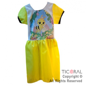 DISFRAZ DIVERSION VESTIDO ABEJITA NIA TALLE 2 x 1